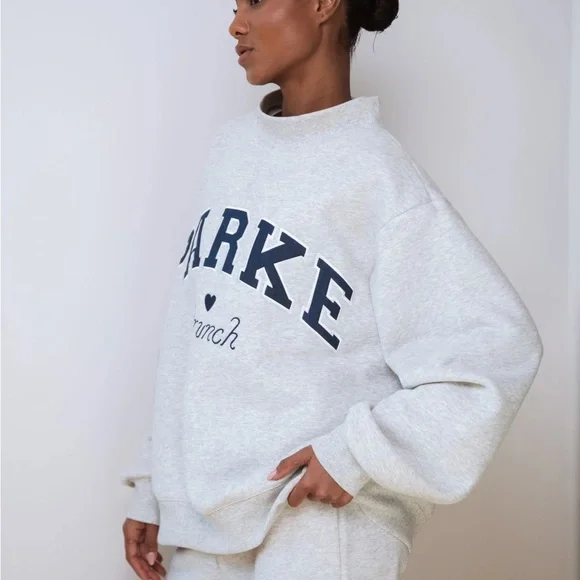 Parke & Brunch Varsity Mockneck L/XL - Picture 2 of 3